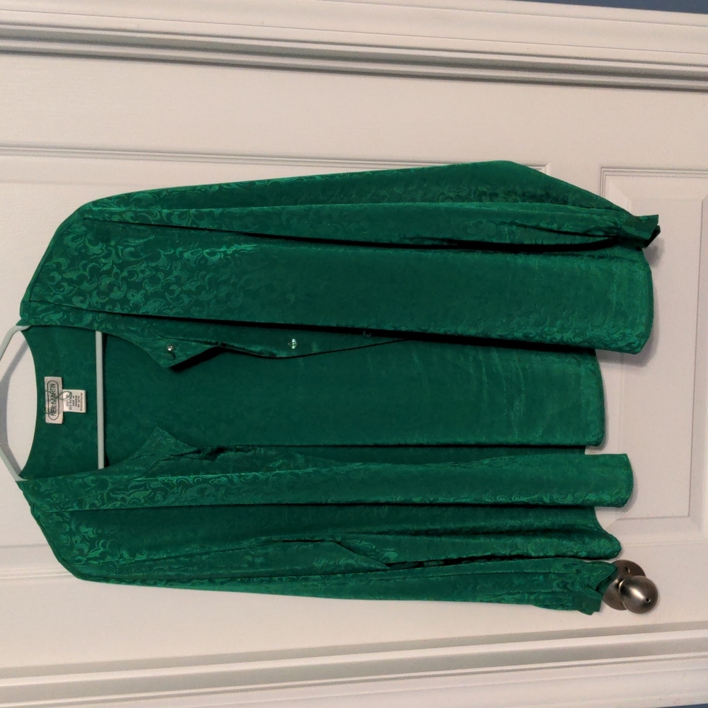 Mandarin collar blouse